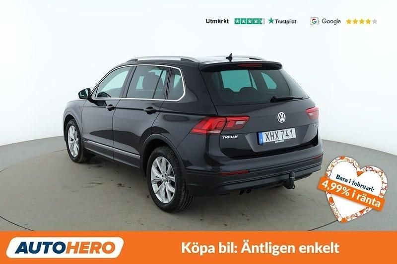 Begagnad VW Tiguan Comfortline 151 HK (111 kW) 2018 Svart SUV