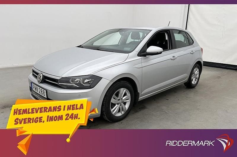 Begagnad VW Polo 95 HK (69 kW) 2018 Silver Halvkombi