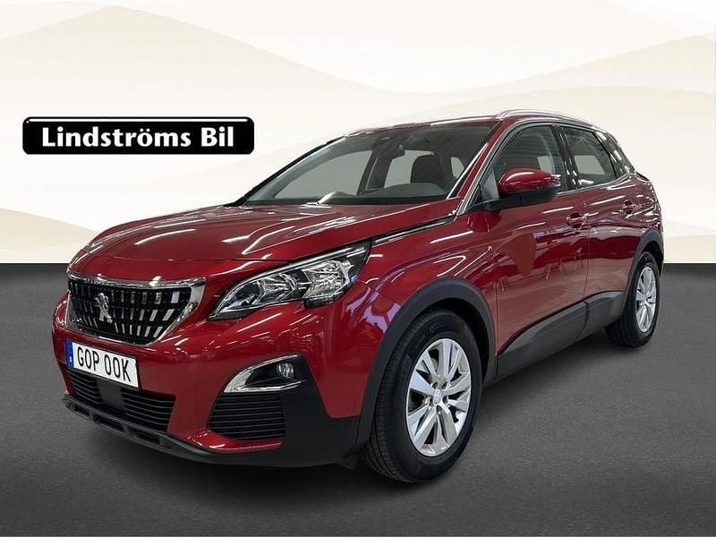 Röd Begagnad 2019 Peugeot 3008 Active SUV | 188 500 kr (Bra pris) - Bild 1/3