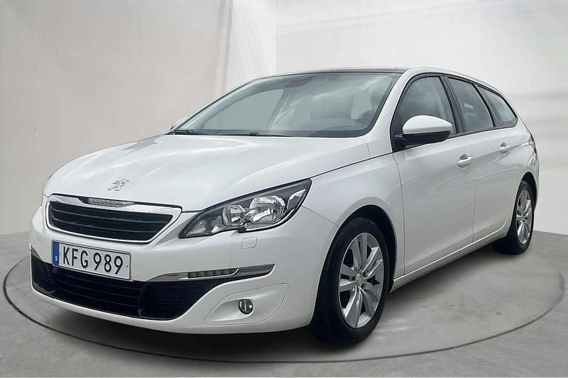 Vit Begagnad 2016 Peugeot 308 Active Kombi | 89 800 kr (Marknadspris) - Bild 1/4