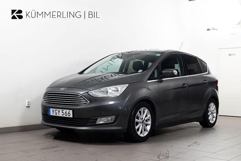 Mörkgrå Begagnad 2015 Ford C-MAX Minibuss | 99 900 kr (Bra pris) - Bild 1/4
