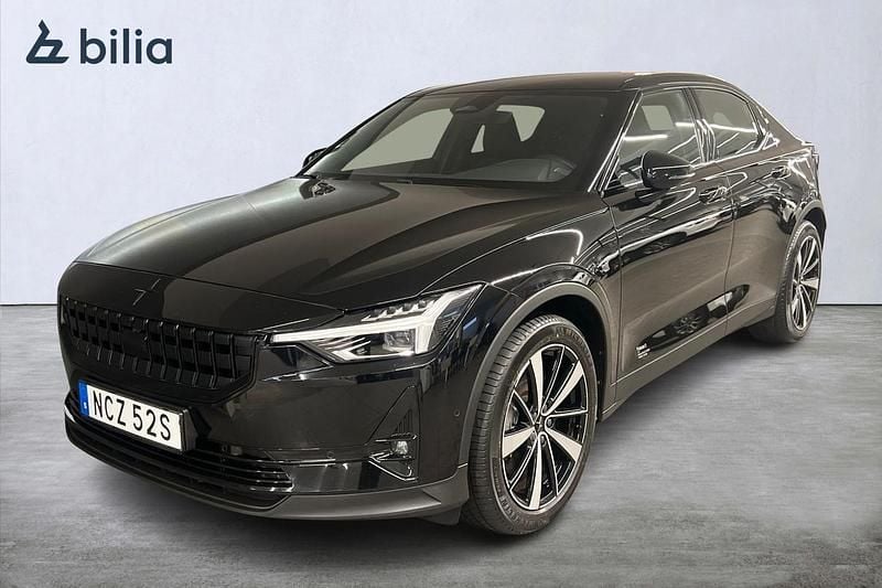 Svart Begagnad 2021 Polestar 2 Long Range Single Motor Halvkombi | 309 000 kr (Marknadspris) - Bild 1/3