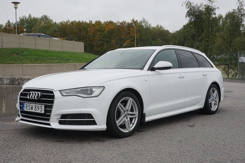Vit Begagnad 2016 Audi A6 S-Line Kombi | 259 900 kr (Lite dyr) - Bild 1/4