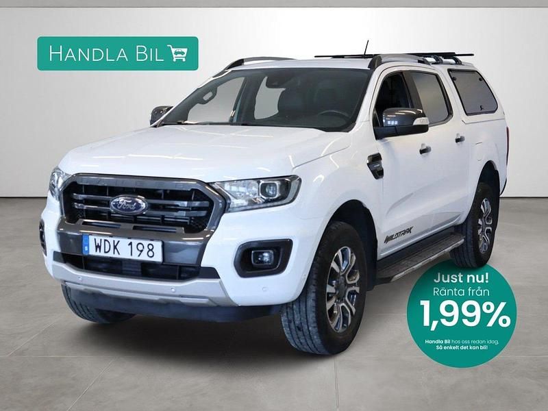 Vit Begagnad 2021 Ford Ranger Pickup | 379 900 kr (Superpris) - Bild 1/4