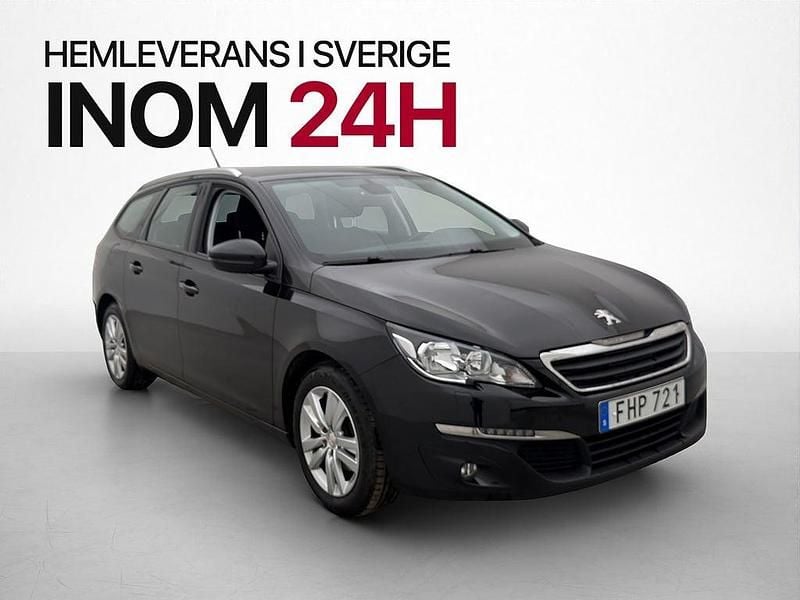 Begagnad Peugeot 308 Active 131 HK (96 kW) 2015 Svart Kombi