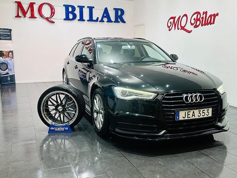 Svart Begagnad 2015 Audi A6 Sport Kombi | 184 900 kr (Marknadspris) - Bild 1/4