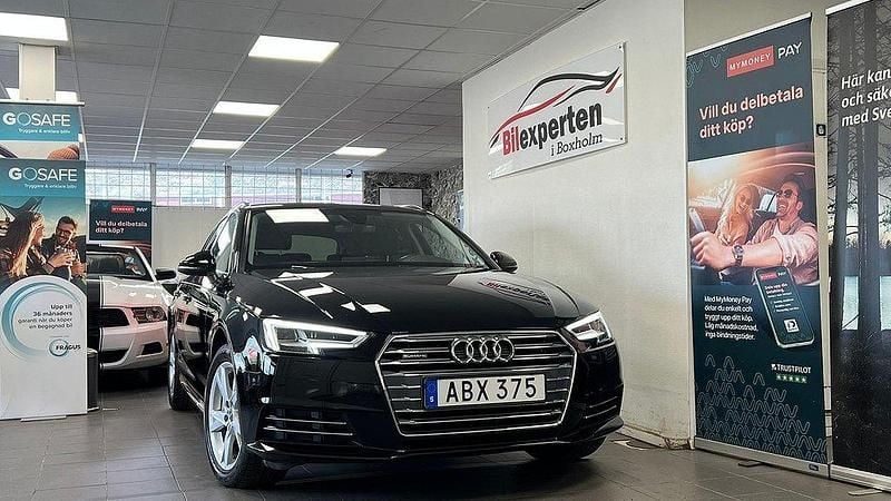 Svart Begagnad 2017 Audi A4 Proline Kombi | 209 900 kr (Marknadspris) - Bild 1/4