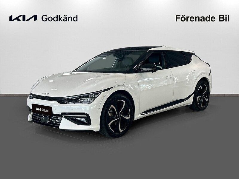 Vit (snow white pearl) Begagnad 2022 Kia EV6 2 SUV | 475 000 kr (Marknadspris) - Bild 1/4