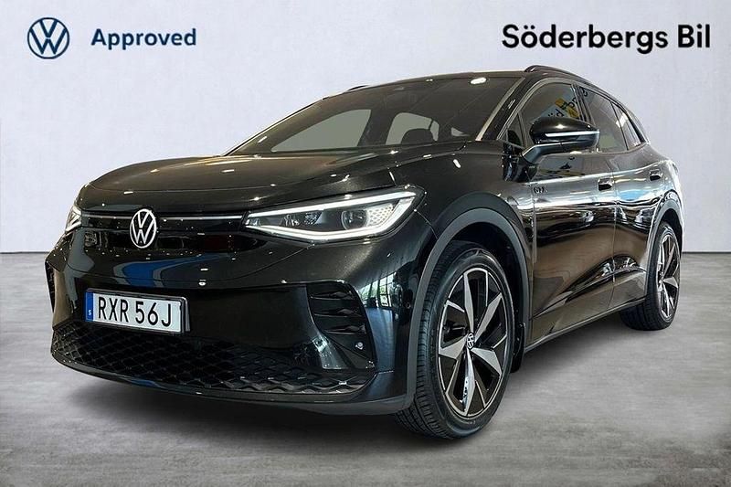 Svart Begagnad 2022 VW ID.4 GTX SUV | 419 900 kr (Bra pris) - Bild 1/4
