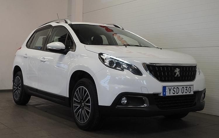 Vit Begagnad 2017 Peugeot 2008 SUV | 62 000 kr (Superpris) - Bild 1/4