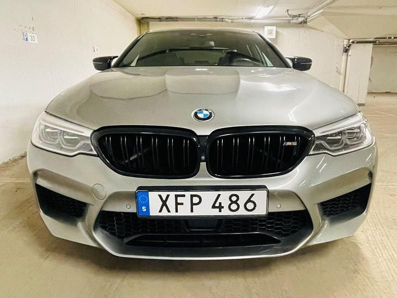 Begagnad BMW M5 Competition Edition 626 HK (460 kW) 2018 Silver Sedan