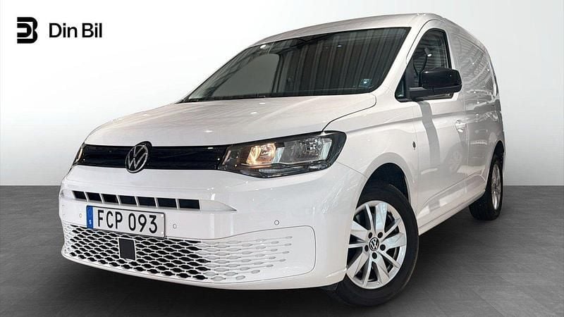 Vit (candyvit) Begagnad 2022 VW Caddy Minibuss | 282 900 kr (Bra pris) - Bild 1/4