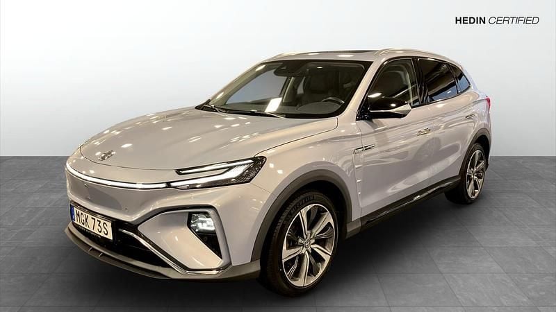 Blå (blue) Begagnad 2022 MG Marvel R Luxury SUV | 279 900 kr - Bild 1/4