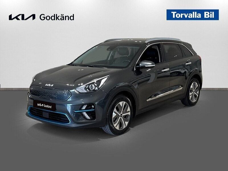 Grå Begagnad 2021 Kia e-Niro Advance SUV | 279 900 kr (Marknadspris) - Bild 1/4