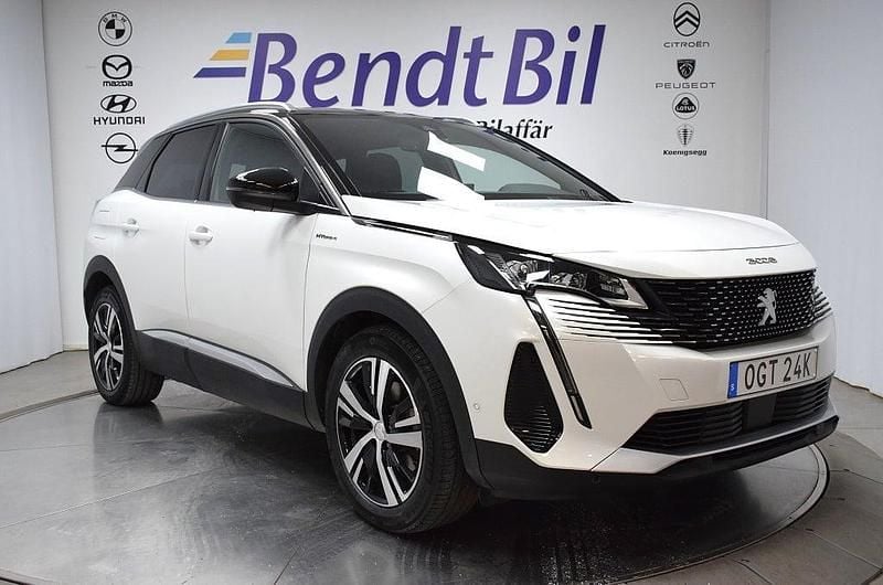 Vit Begagnad 2022 Peugeot 3008 GTi SUV | 284 500 kr (Marknadspris) - Bild 1/3