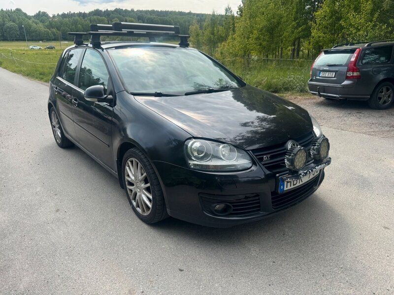 Svart Begagnad 2008 VW Golf VI GT Halvkombi | 26 900 kr (Superpris) - Bild 1/4