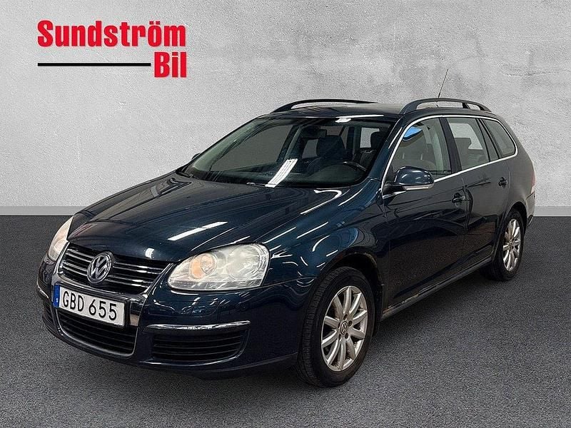 Mörkblå Begagnad 2007 VW Golf VI Kombi | 22 900 kr (Marknadspris) - Bild 1/3