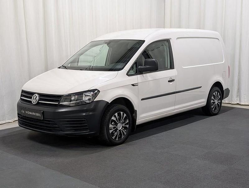 Vit Begagnad 2018 VW Caddy Maxi Minibuss | 159 900 kr (Marknadspris) - Bild 1/4