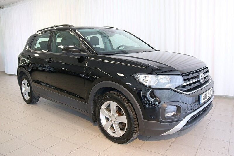 Svart Begagnad 2019 VW T-Cross SUV | 165 000 kr (Marknadspris) - Bild 1/4