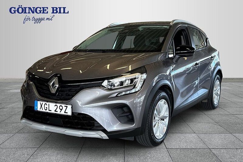 Grå Begagnad 2021 Renault Captur Zen SUV | 209 000 kr (Marknadspris) - Bild 1/3