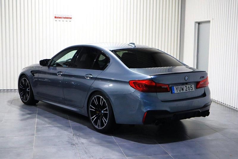 Begagnad BMW M5 Competition Edition 626 HK (460 kW) 2018 Blå Sedan