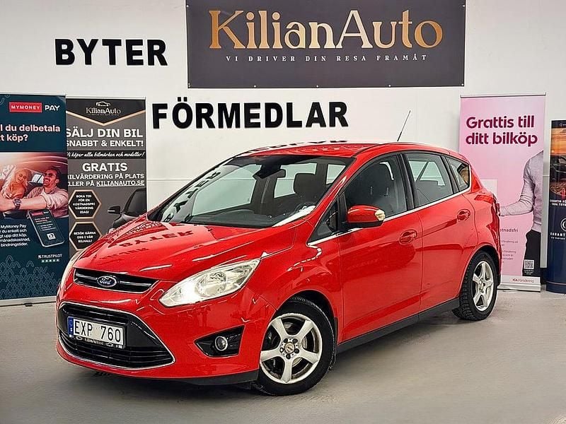 Röd Begagnad 2012 Ford C-MAX Titanium Minibuss | 69 900 kr (Marknadspris) - Bild 1/4