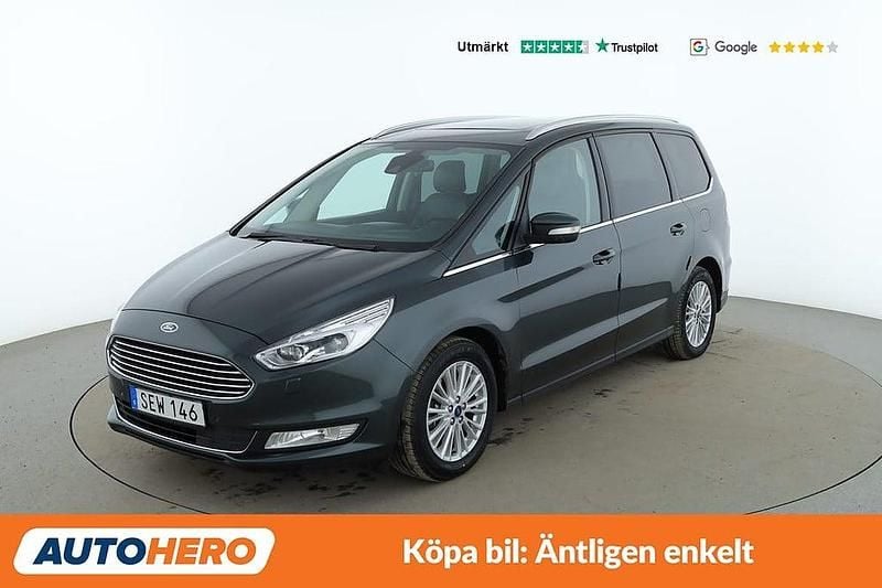 Begagnad Ford Galaxy Titanium 182 HK (133 kW) 2017 Grön Minibuss