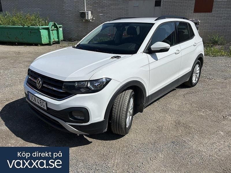Vit Begagnad 2021 VW T-Cross SUV | 115 120 kr (Superpris) - Bild 1/4