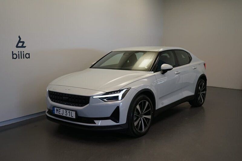 Silver Begagnad 2021 Polestar 2 Standard Range Single Motor Sedan | 329 500 kr (Marknadspris) - Bild 1/3