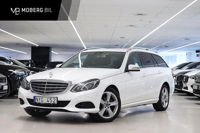Vit Begagnad 2013 Mercedes E220 Classic Kombi | 149 900 kr (Marknadspris) - Bild 1/3