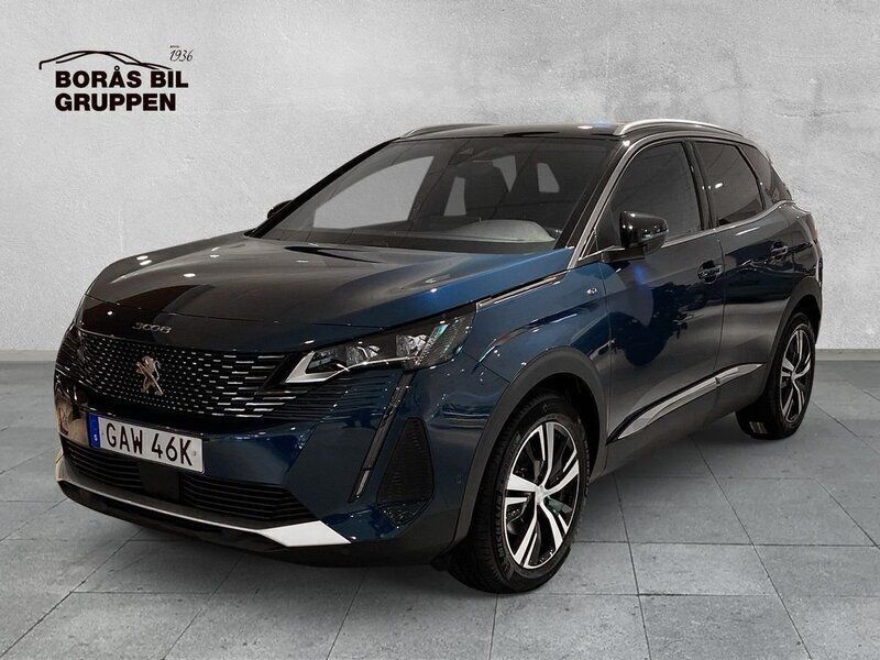 Blå Begagnad 2024 Peugeot 3008 GT SUV | 299 000 kr (Marknadspris) - Bild 1/4