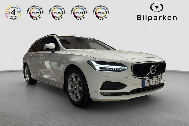Begagnad Volvo V90 Kinetic 150 HK (110 kW) 2017 Vit Kombi