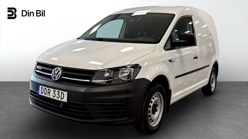 Vit (candyvit) Begagnad 2019 VW Caddy Minibuss | 139 900 kr (Superpris) - Bild 1/4
