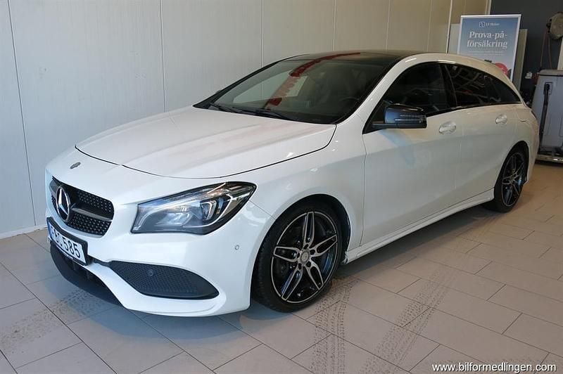 Begagnad Mercedes CLA200 Shooting Brake 156 HK (114 kW) 2017 Vit Kombi