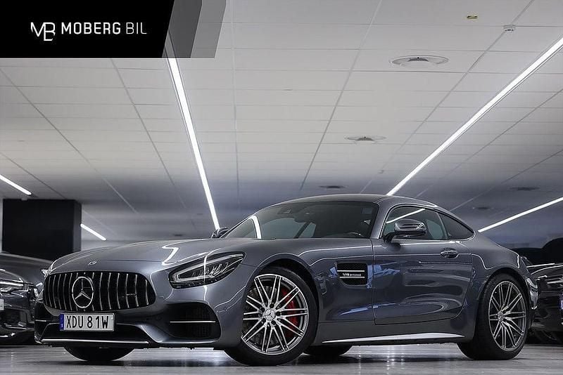 Begagnad Mercedes AMG GT C Exclusive 558 HK (410 kW) 2019 Grå Sportkupé