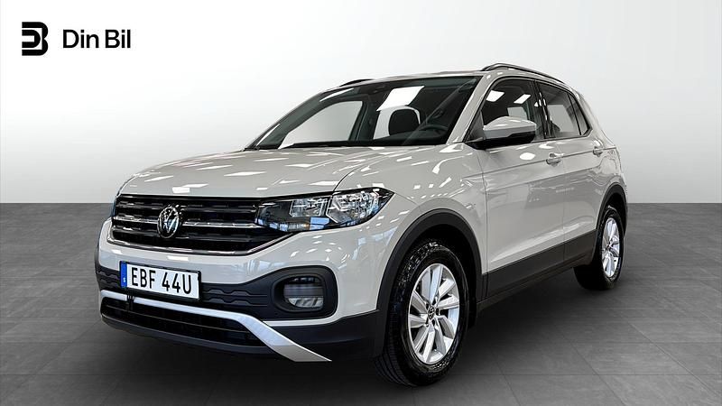 Grå (ascot grey) Begagnad 2022 VW T-Cross SUV | 184 800 kr (Marknadspris) - Bild 1/4