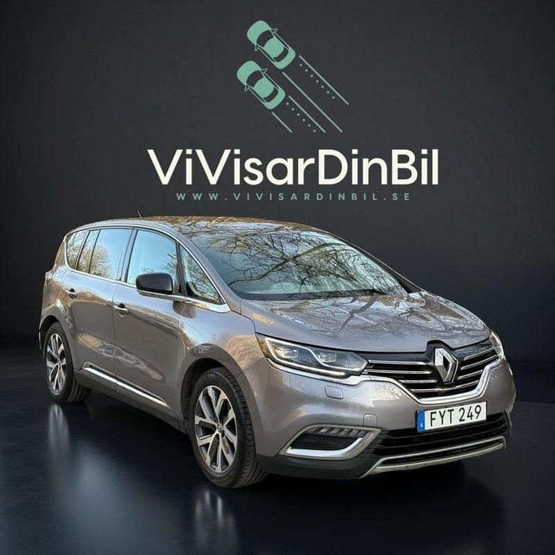 Grå Begagnad 2015 Renault Espace Minibuss | 139 800 kr (Marknadspris) - Bild 1/4