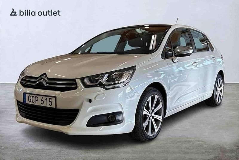 Begagnad Citroën C4 PureTech 2015 Vit Halvkombi