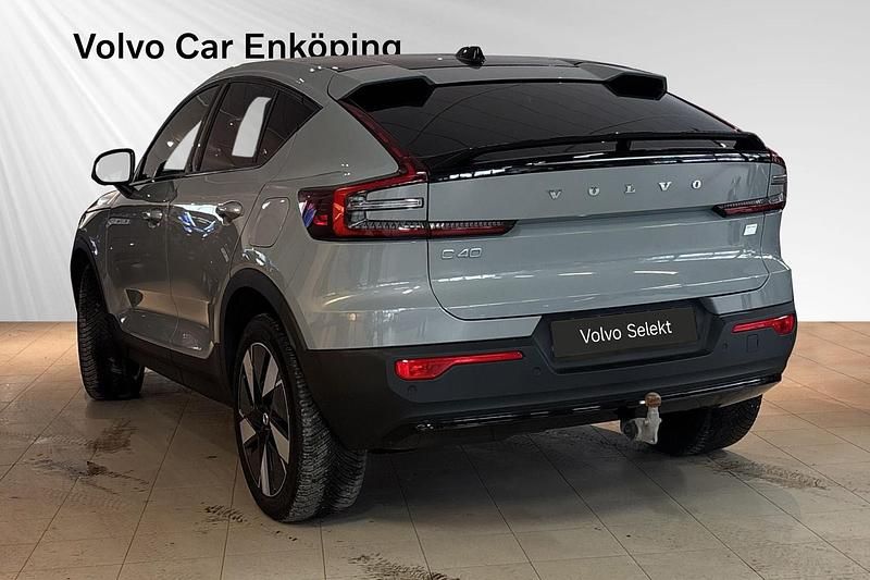 Begagnad Volvo C40 Single Motor Extended Range 185 kW (252 HK) 2023 Grå SUV