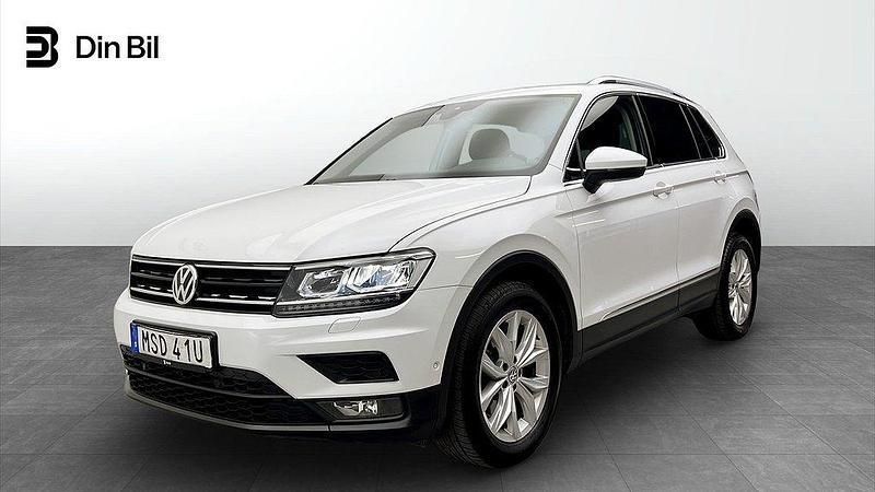 Vit Begagnad 2019 VW Tiguan Executive SUV | 239 900 kr (Bra pris) - Bild 1/4
