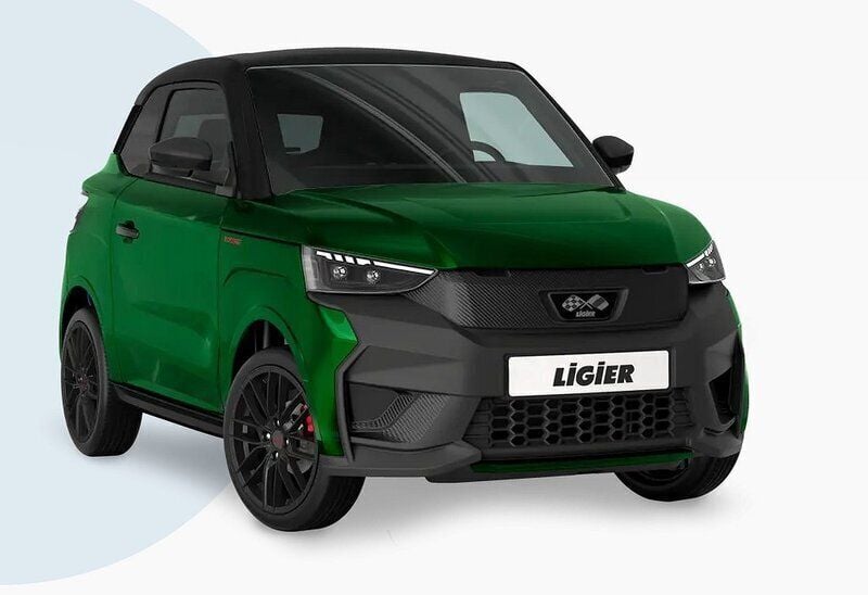 Ny Ligier JS50 2025 Grön,blå,grå,röd,svart,vit Halvkombi