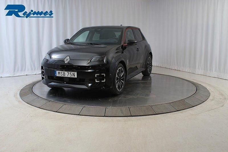 Svart Ny 2025 Renault R5 Iconic Halvkombi | 428 700 kr (Marknadspris) - Bild 1/4