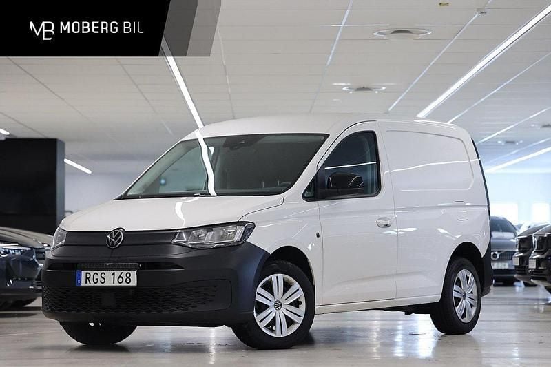 Vit Begagnad 2021 VW Caddy Minibuss | 209 900 kr (Dyr) - Bild 1/3