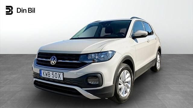 Grå (ascot grey) Begagnad 2022 VW T-Cross Life SUV | 194 900 kr (Marknadspris) - Bild 1/4