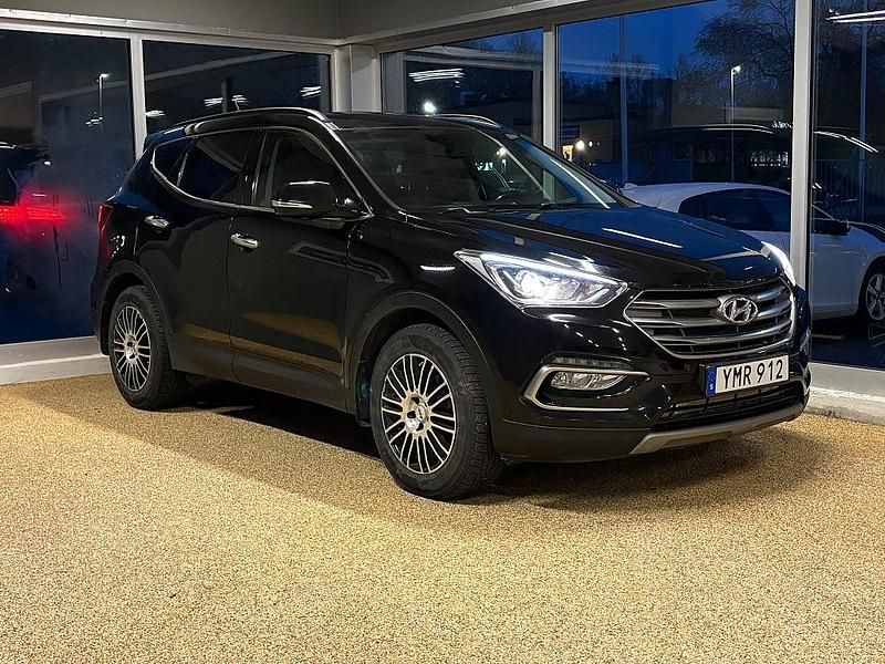 Svart Begagnad 2017 Hyundai Santa Fe SUV | 174 900 kr (Marknadspris) - Bild 1/4