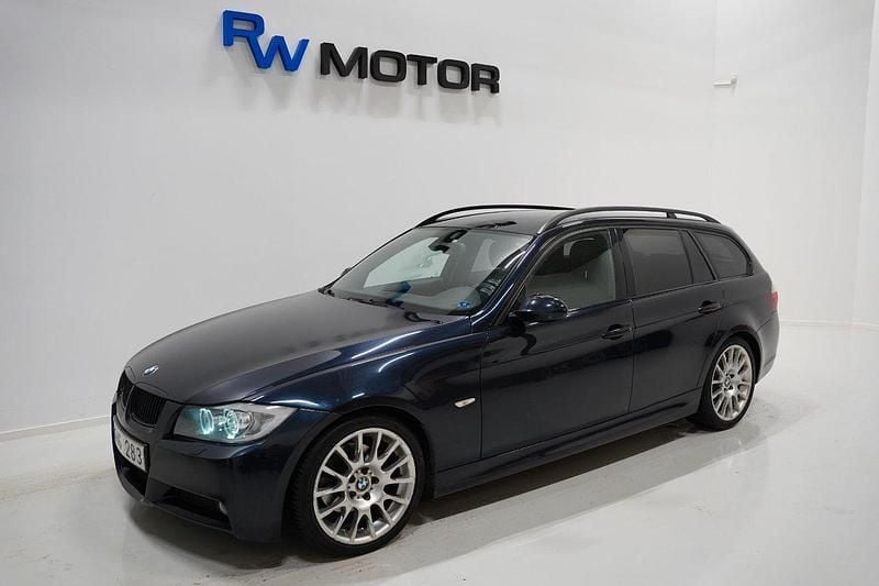 Svart Begagnad 2008 BMW 325 M Sport Kombi | 89 800 kr (Marknadspris) - Bild 1/4
