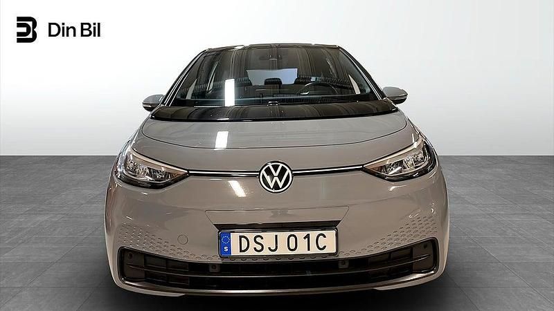 Begagnad VW ID.3 Pro Performance 150 kW (204 HK) 2022 Grå Halvkombi