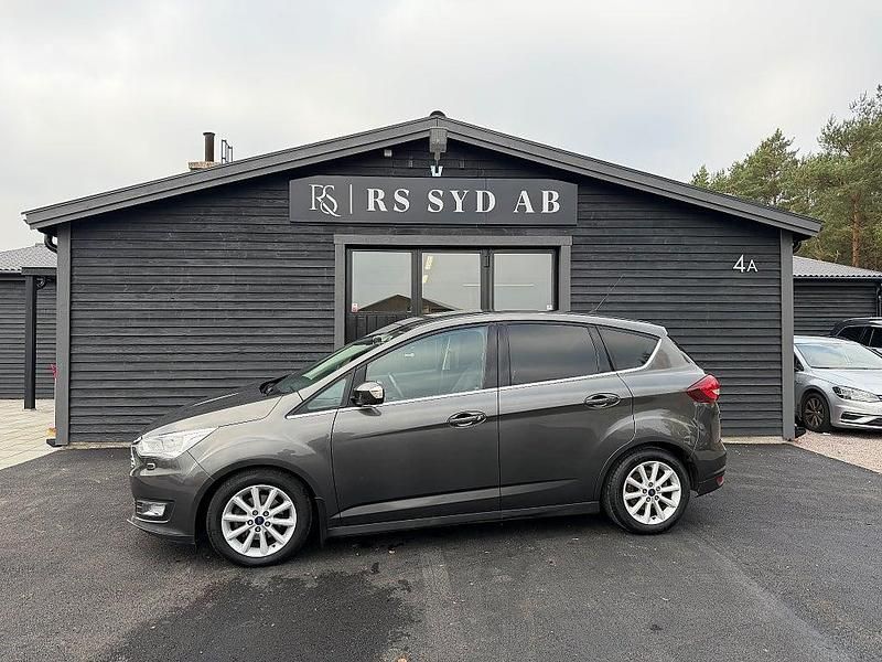Grå Begagnad 2015 Ford C-MAX Titanium Minibuss | 99 000 kr (Dyr) - Bild 1/4