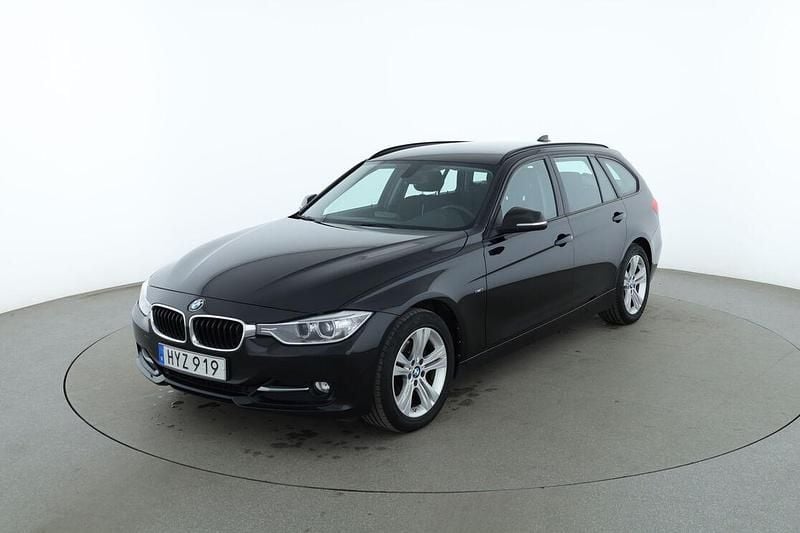 Svart Begagnad 2014 BMW 320 Sport Line Kombi | 158 000 kr (Marknadspris) - Bild 1/3