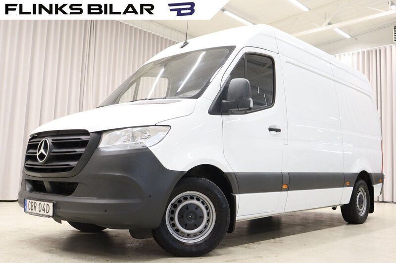 Vit Begagnad 2021 Mercedes Sprinter Van | 299 900 kr (Superpris) - Bild 1/4